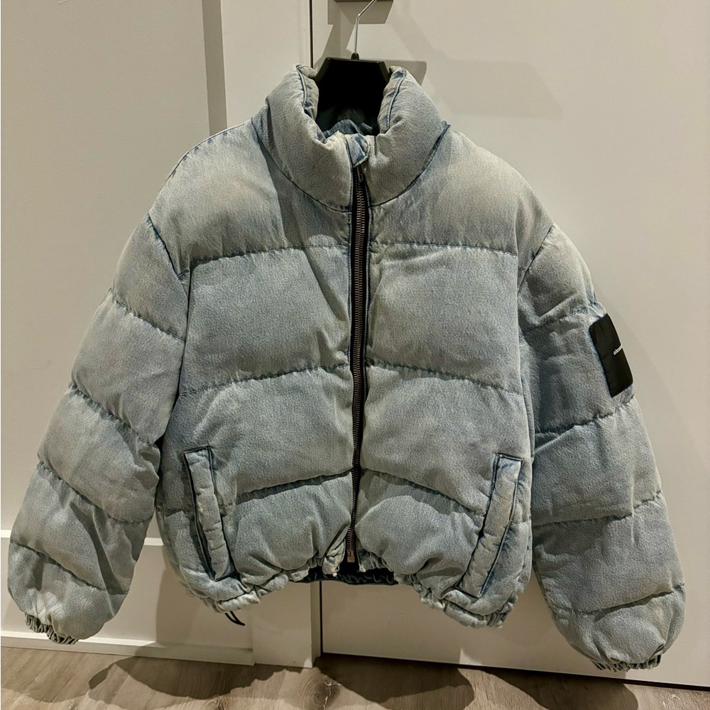 Alexander Wang denim puffer XS